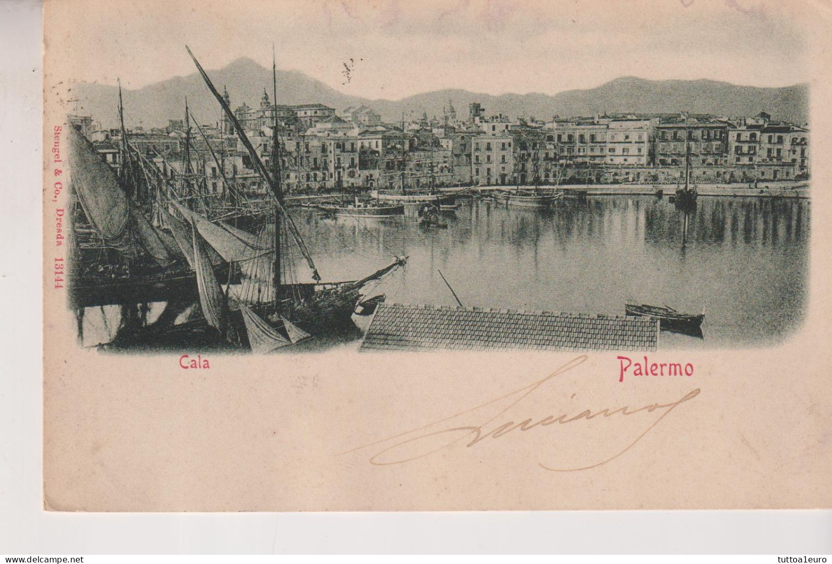 PALERMO  CALA  VG  1901 - Palermo