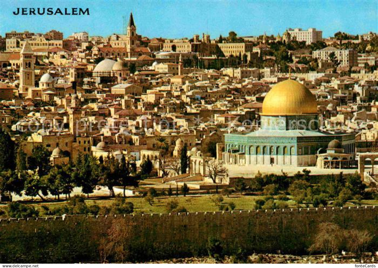 72640789 Jerusalem Yerushalayim Felsendom Stadtansicht Israel - Israel