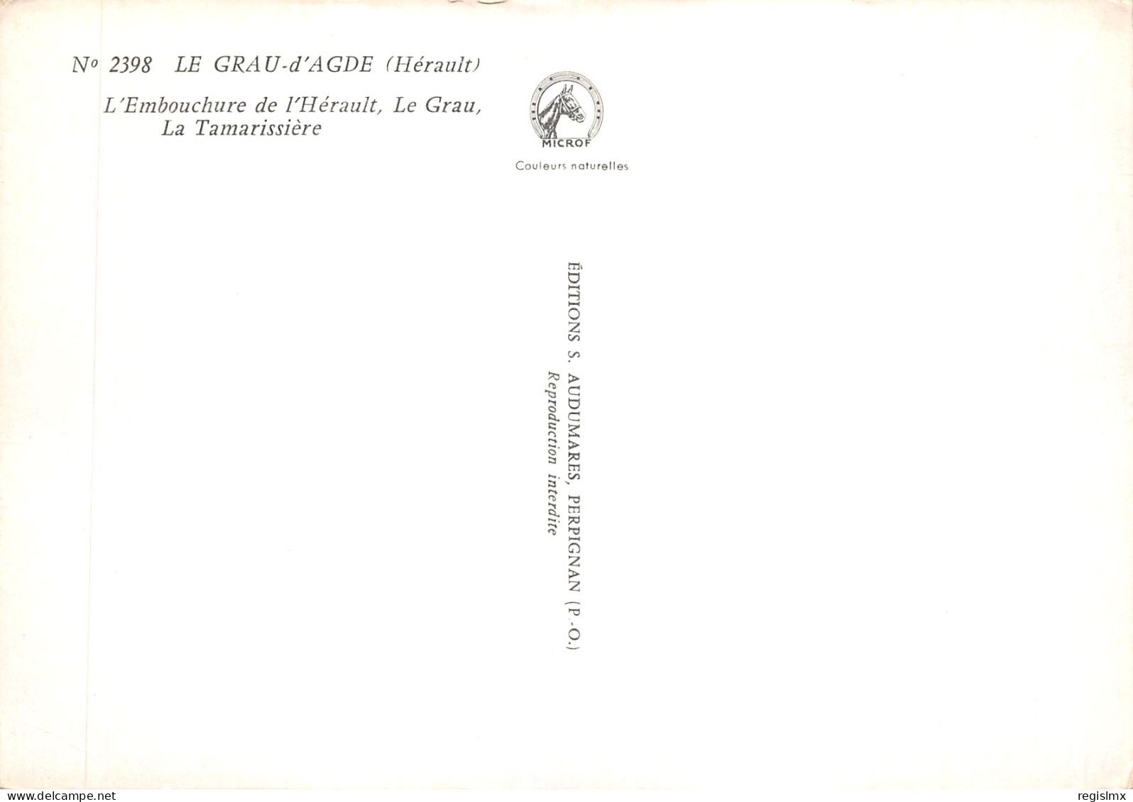 34-LE GRAU D AGDE-N°T568-C/0325 - Sonstige & Ohne Zuordnung