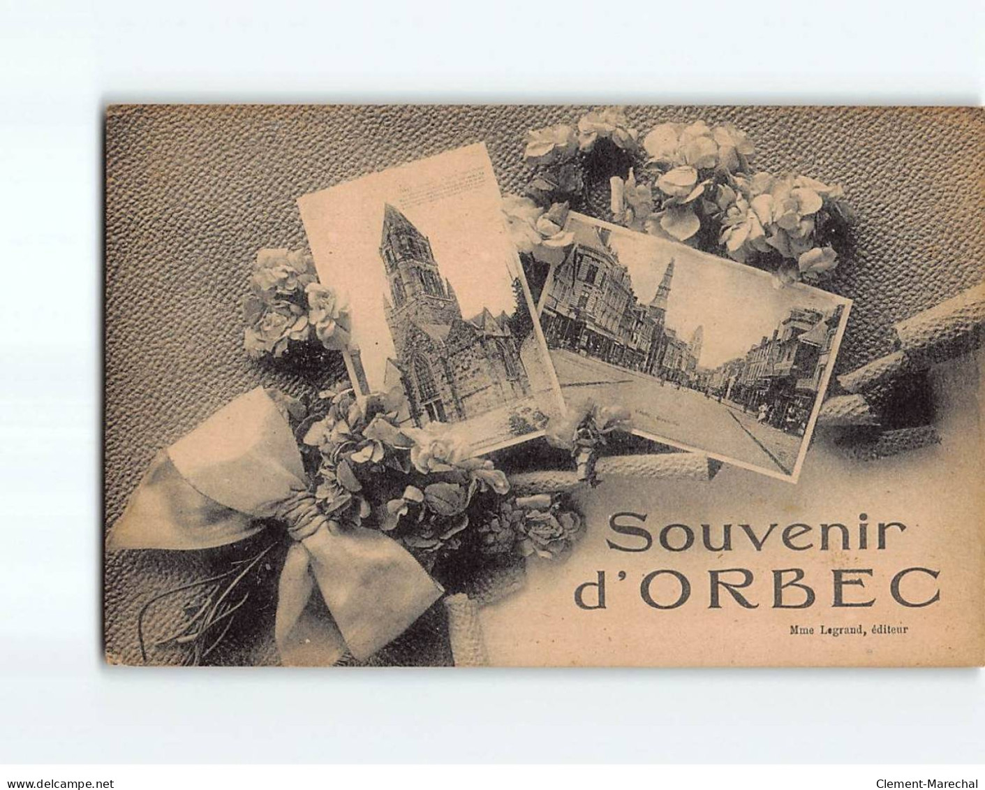 ORBEC : Carte Souvenir - état - Orbec