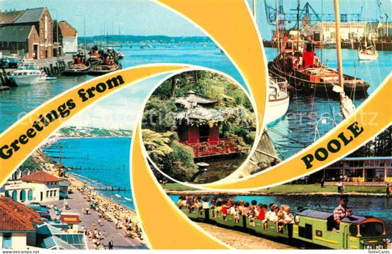 72639864 Poole Dorset Hafen Strand Parkeisenbahn Poole Dorset - Andere & Zonder Classificatie