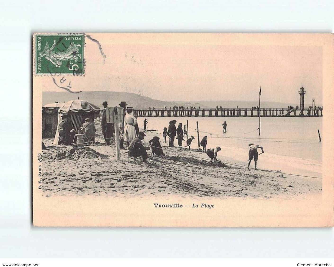 TROUVILLE : La Plage - Très Bon état - Trouville