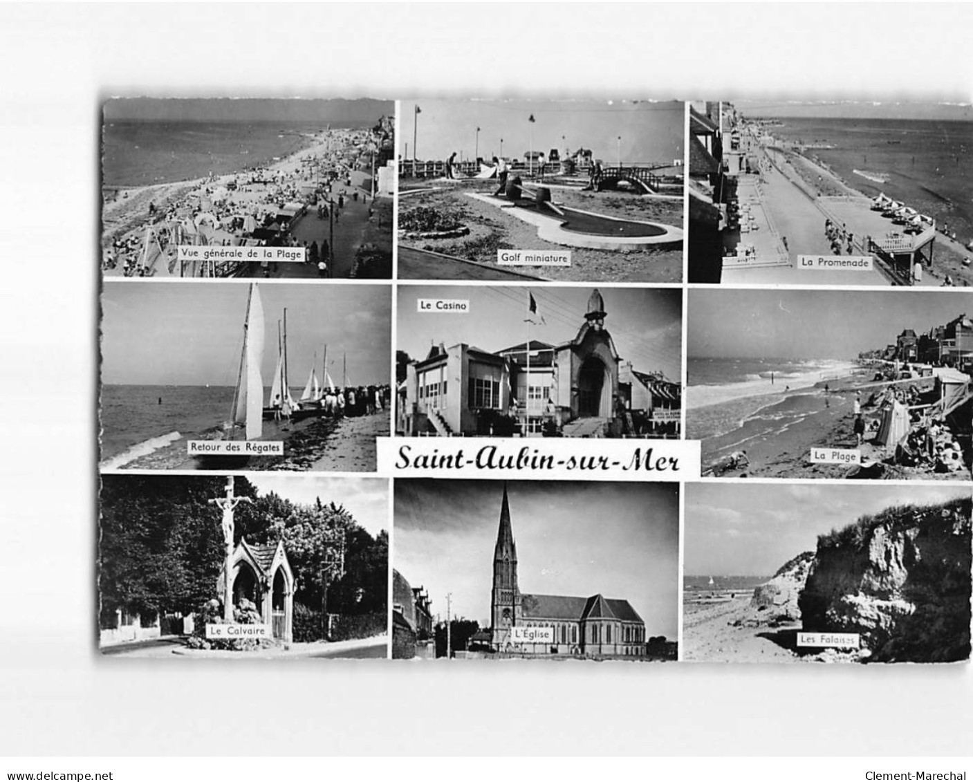 SAINT AUBIN SUR MER : Carte Souvenir - Très Bon état - Saint Aubin