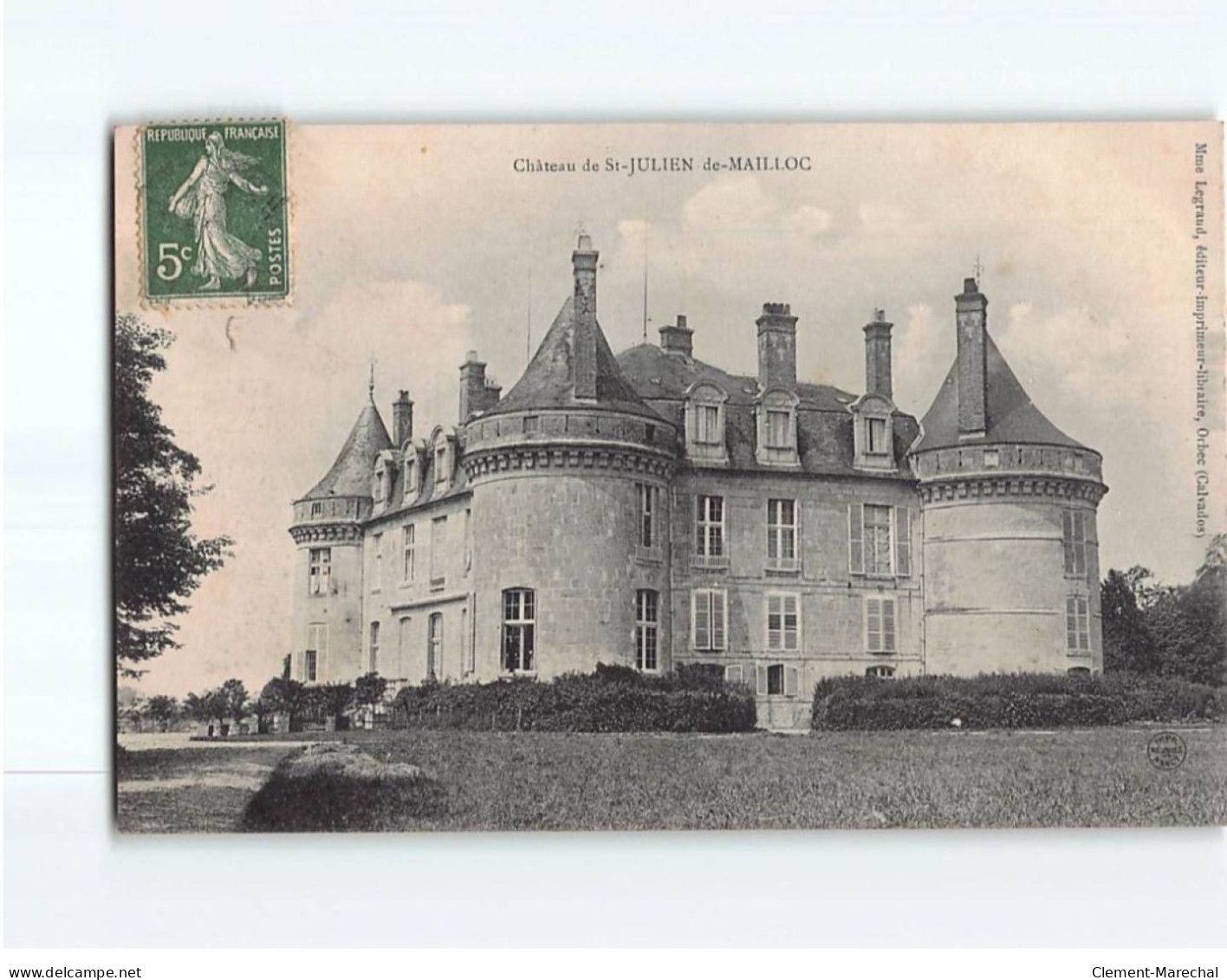 SAINT JULIEN DE MAILLOC : Le Château - Très Bon état - Autres & Non Classés