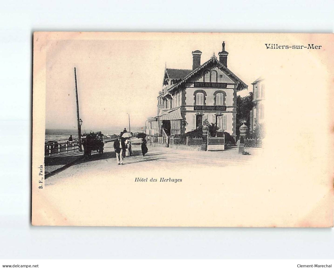 VILLERS SUR MER : Hôtel Des Herbages - Très Bon état - Villers Sur Mer