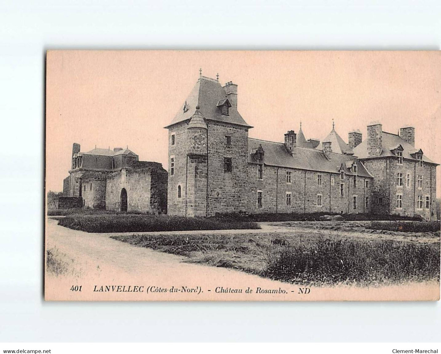 LANVELLEC : Château De Rosambo - Très Bon état - Lanvellec