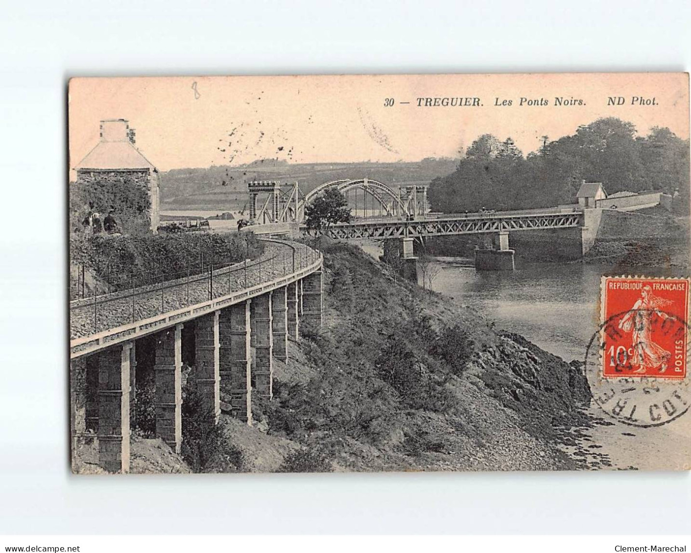 TREGUIER : Les Ponts Noirs - Très Bon état - Tréguier