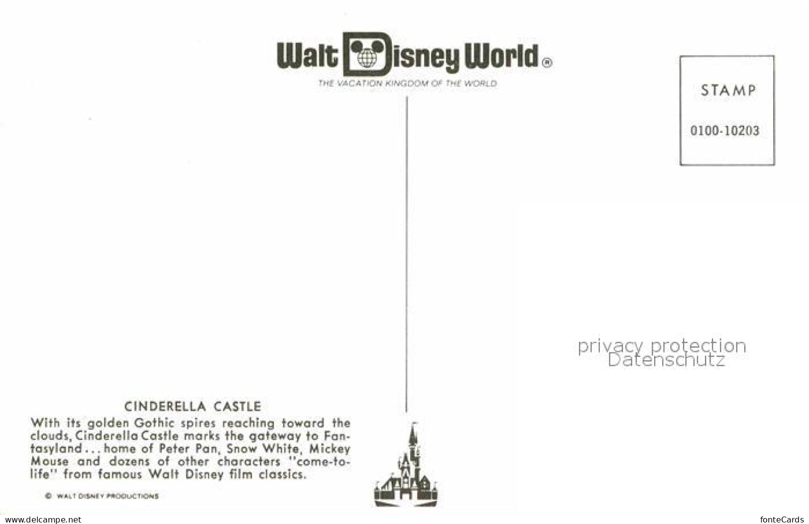 72639086 Walt_Disney_World Cinderella Castle - Sonstige & Ohne Zuordnung