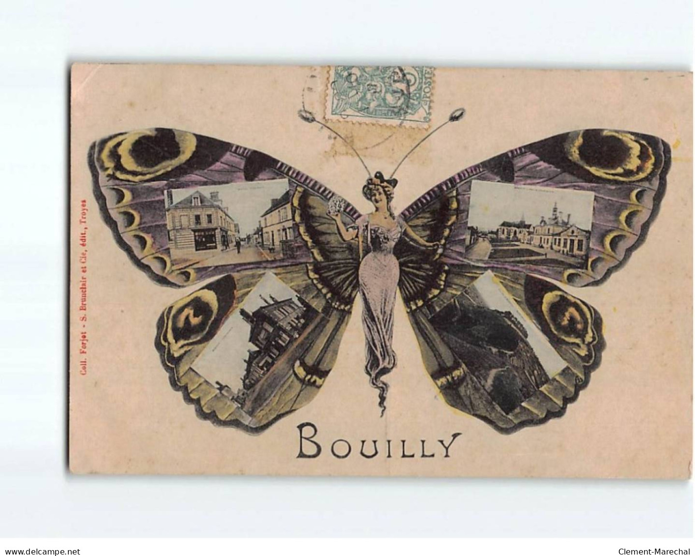 BOUILLY : Carte Souvenir - état - Other & Unclassified