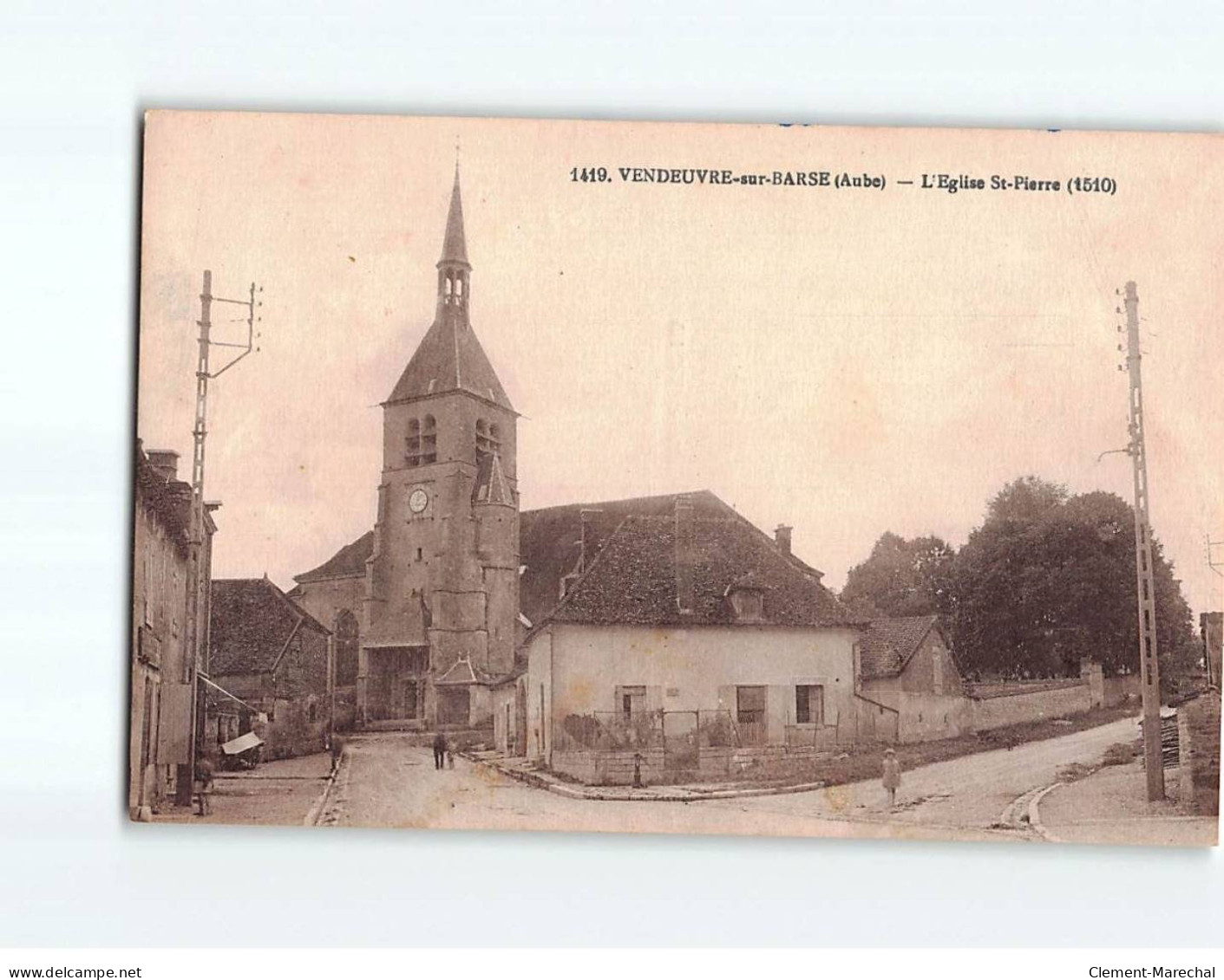 VENDEUVRE: L'Eglise Saint-Pierre - Très Bon état - Sonstige & Ohne Zuordnung