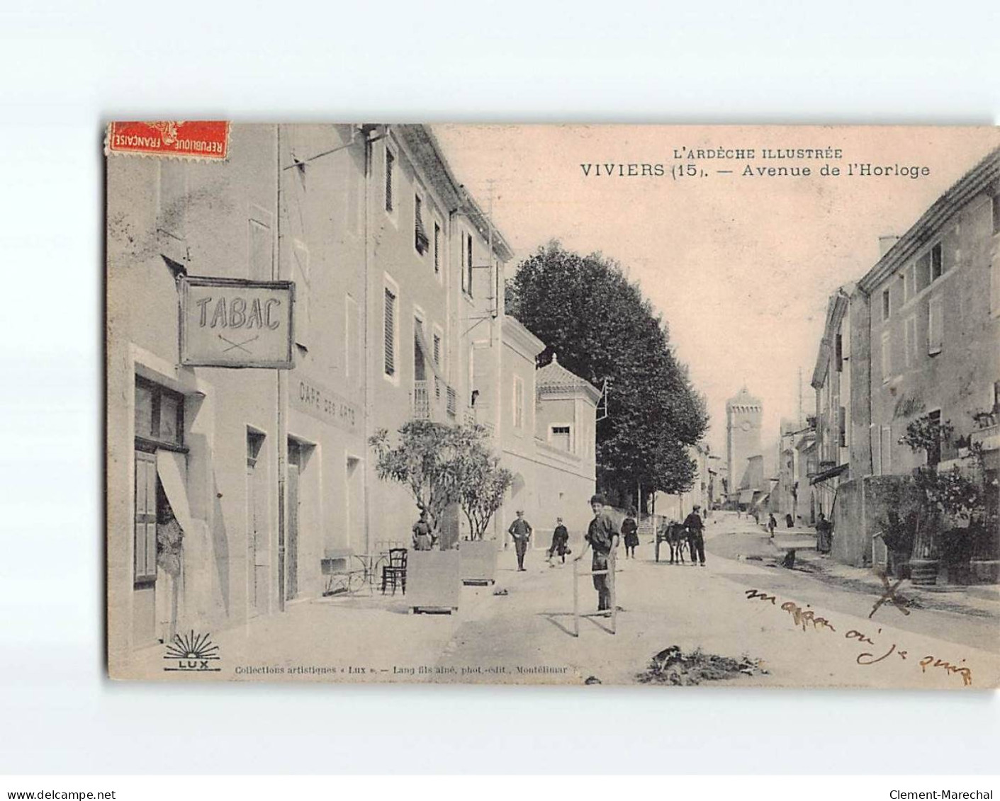 VIVIERS SUR RHONE: Avenue De L'Horloge - Très Bon état - Viviers