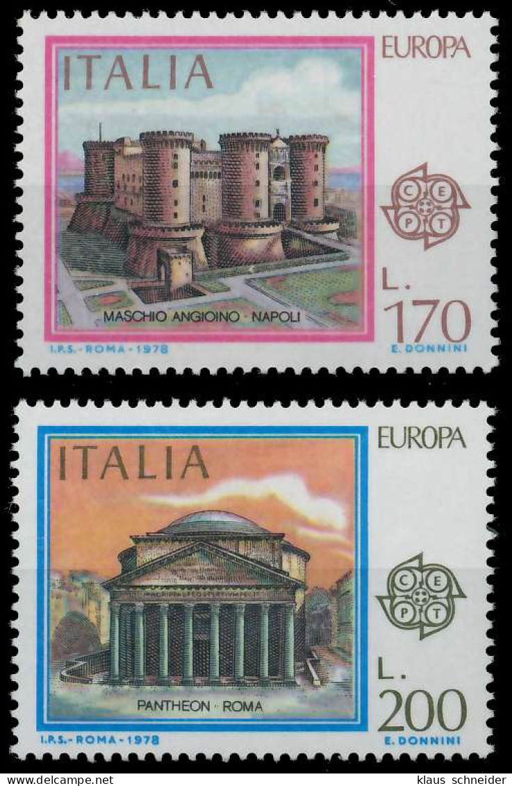 ITALIEN 1978 Nr 1607-1608 Postfrisch S1A7AAA - 1971-80: Mint/hinged