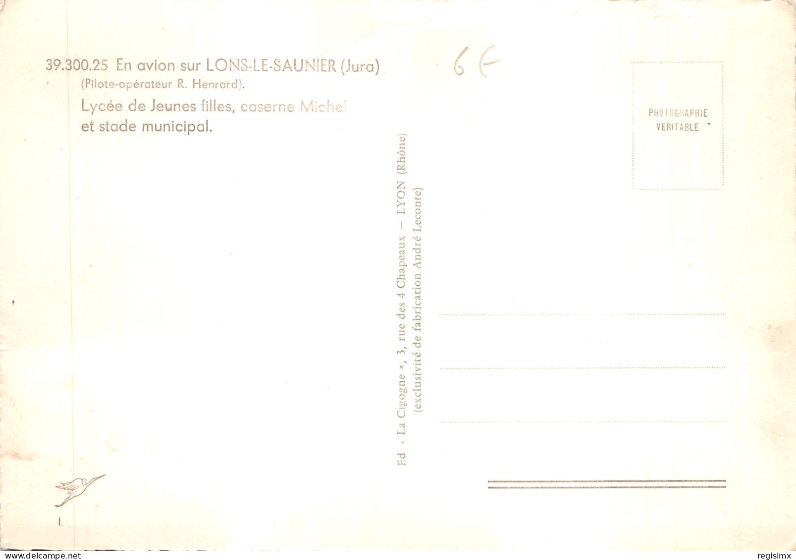 39-LONS LE SAUNIER-N°T569-D/0231 - Lons Le Saunier