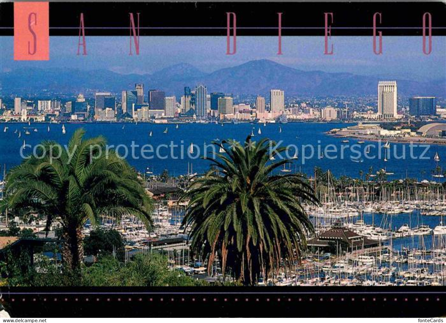 72638147 San_Diego_California Panorama Hafen - Otros & Sin Clasificación