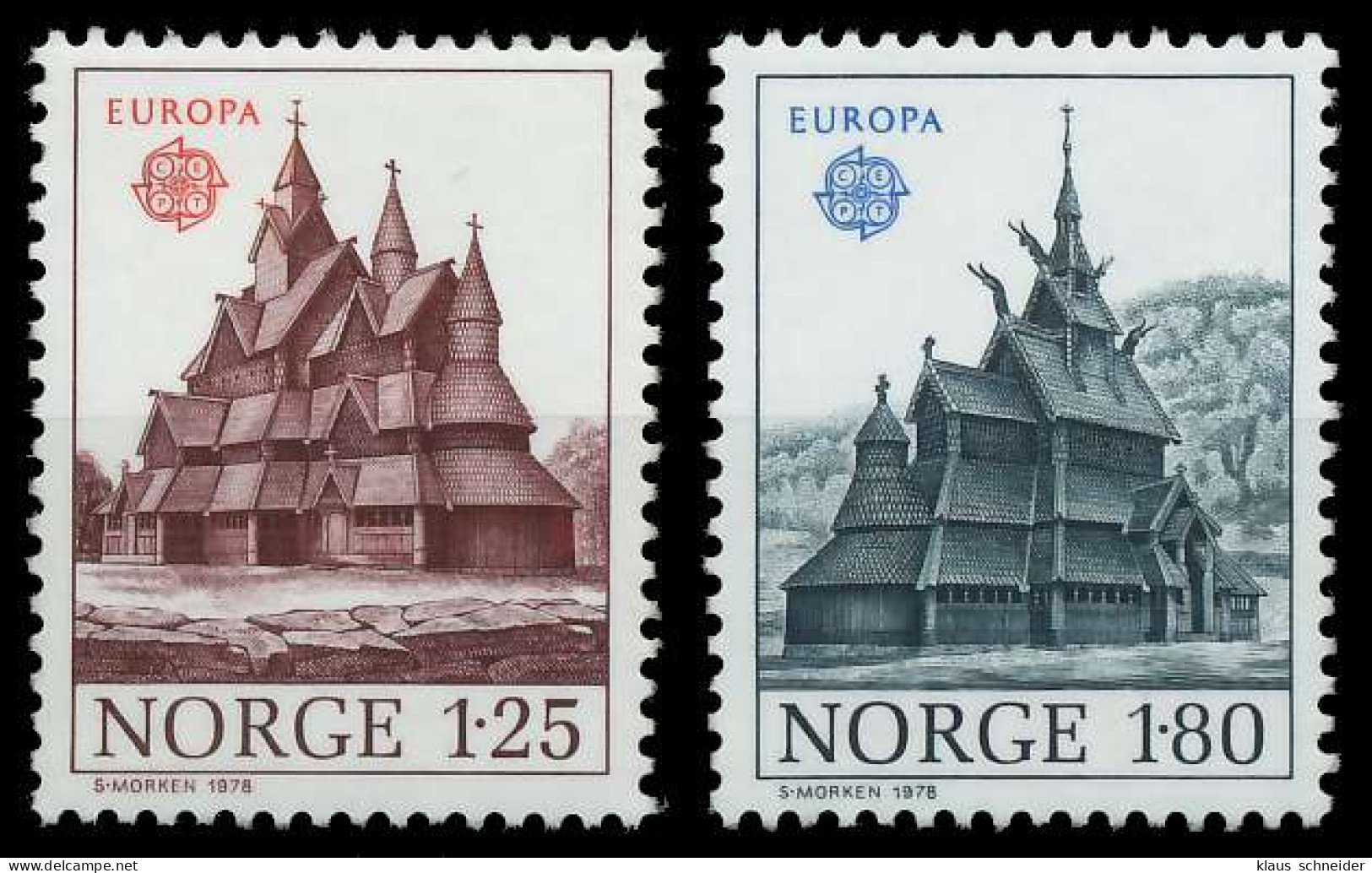 NORWEGEN 1978 Nr 769-770 Postfrisch S1A7B4E - Unused Stamps