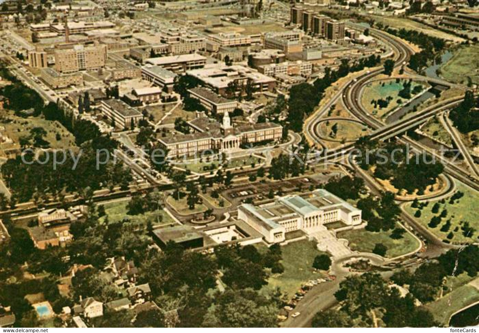 72638130 Buffalo_New_York Aerial View Of Albright Knox Art Gallery And State Uni - Other & Unclassified