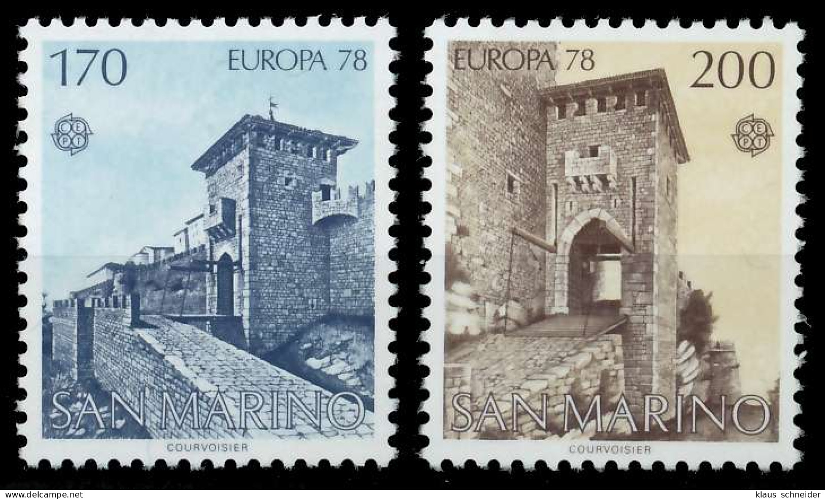 SAN MARINO 1978 Nr 1156-1157 Postfrisch S1B2A3A - Unused Stamps