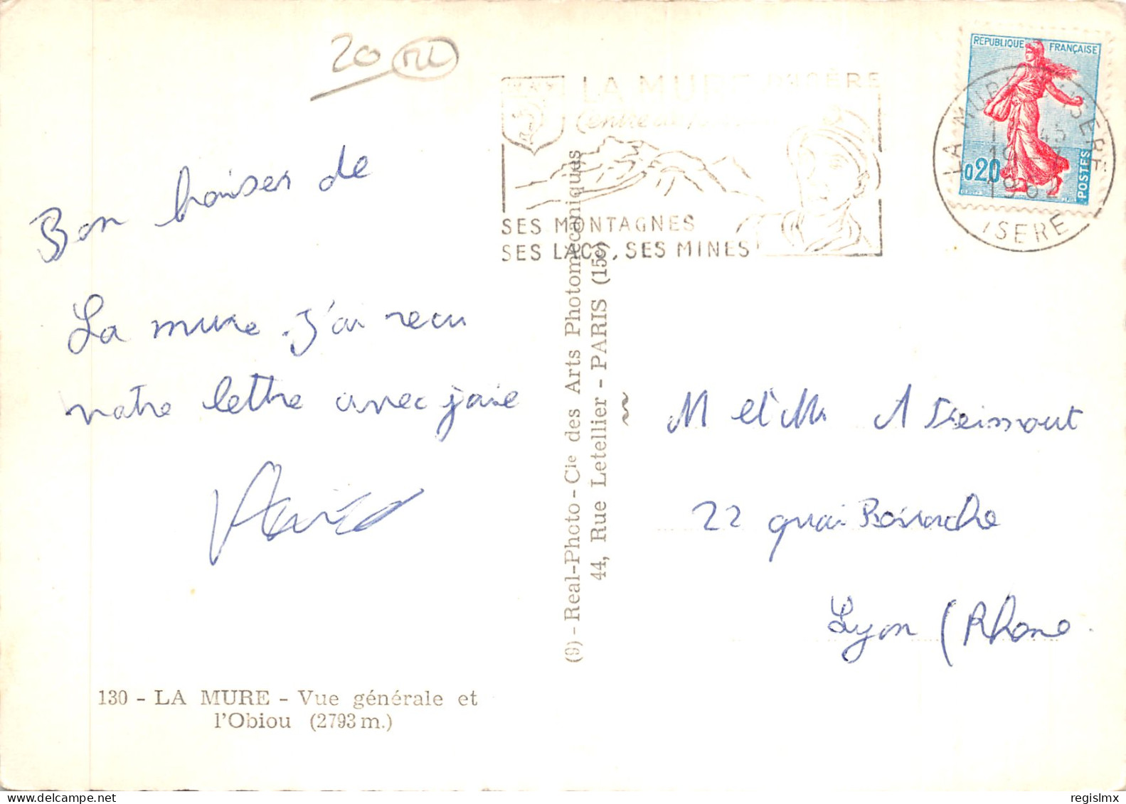 38-LA MURE-N°T569-B/0397 - La Mure