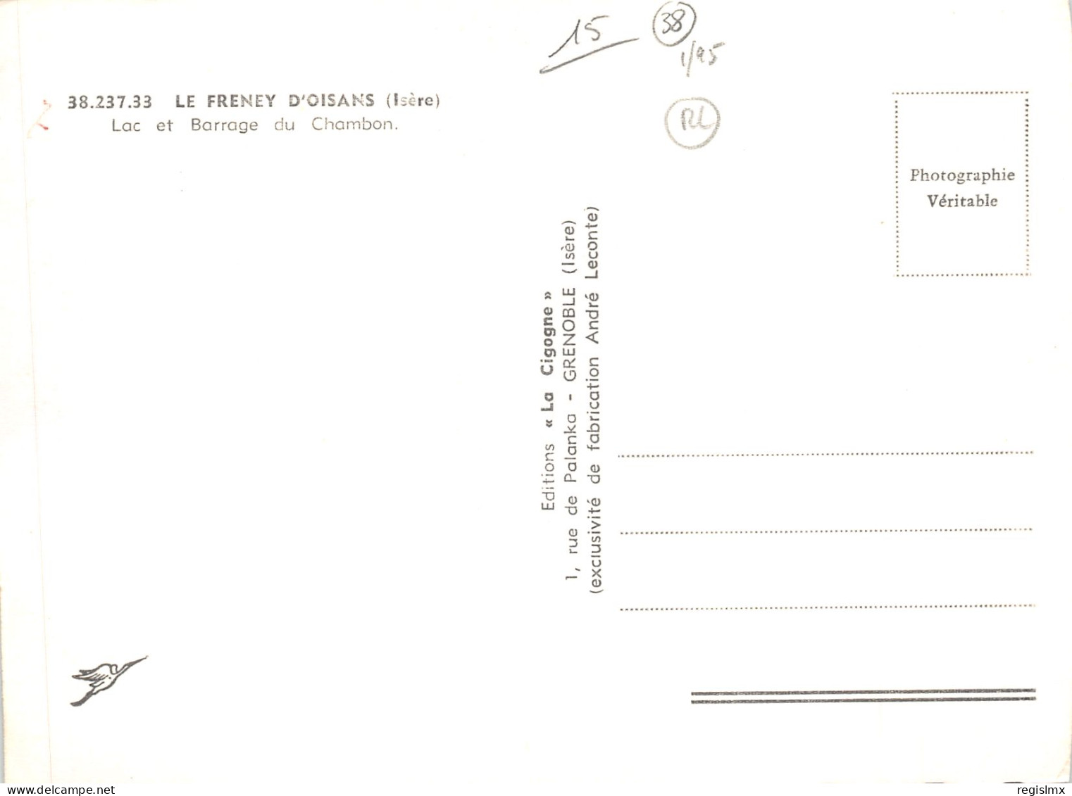 38-LE FRENEY D OISANS-N°T569-B/0297 - Autres & Non Classés