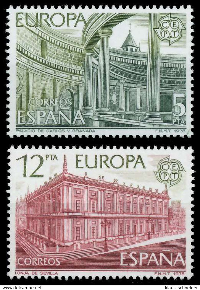 SPANIEN 1978 Nr 2366-2367 Postfrisch S1B2A86 - Ongebruikt