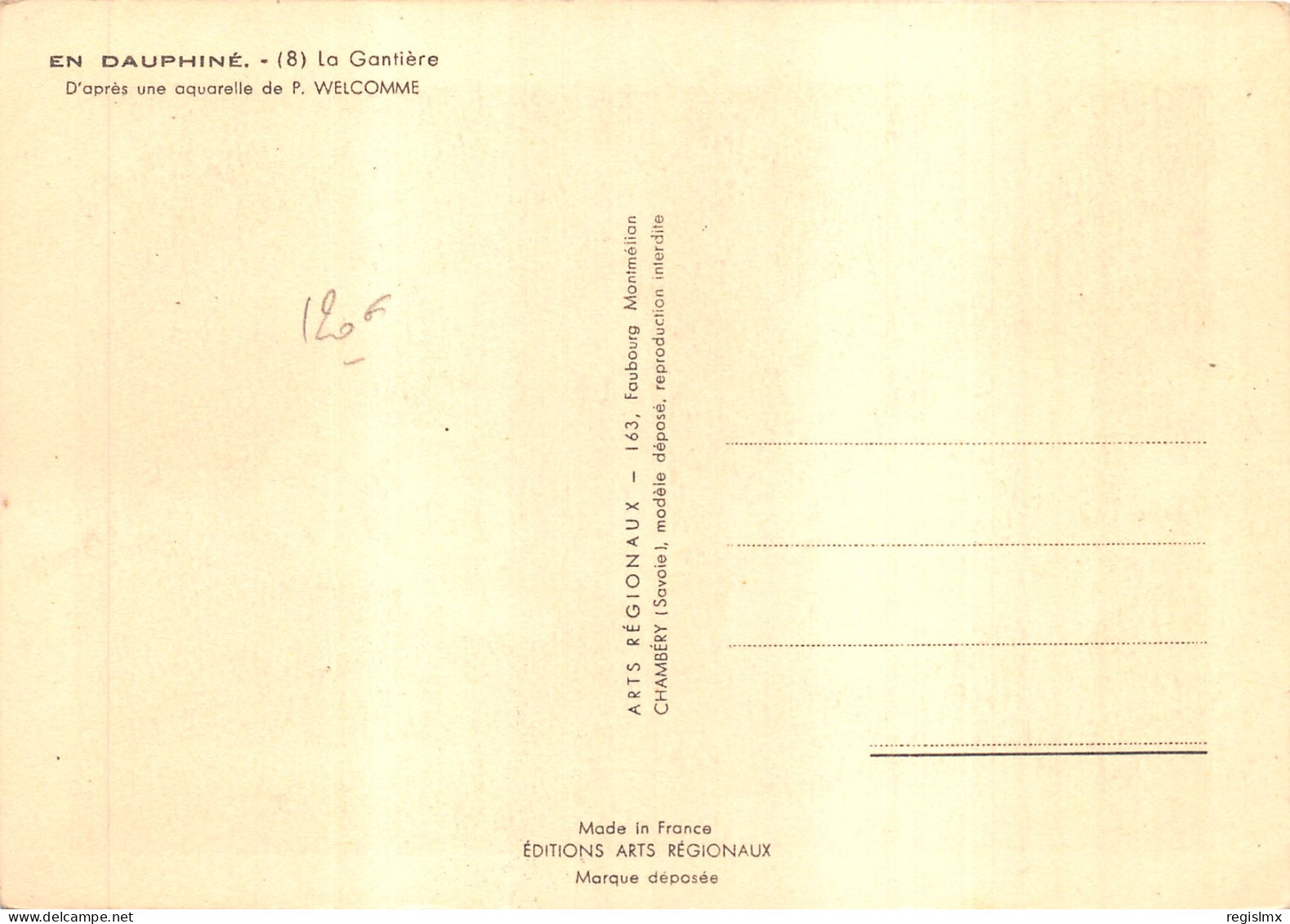 38-SCENE DU DAUPHINE-LA GANTIERE-DESSIN-N°T569-B/0143 - Other & Unclassified