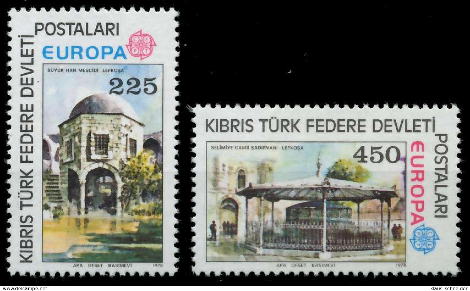 TÜRKISCH-ZYPERN 1978 Nr 55-56 Postfrisch S1B2AC6 - Unused Stamps