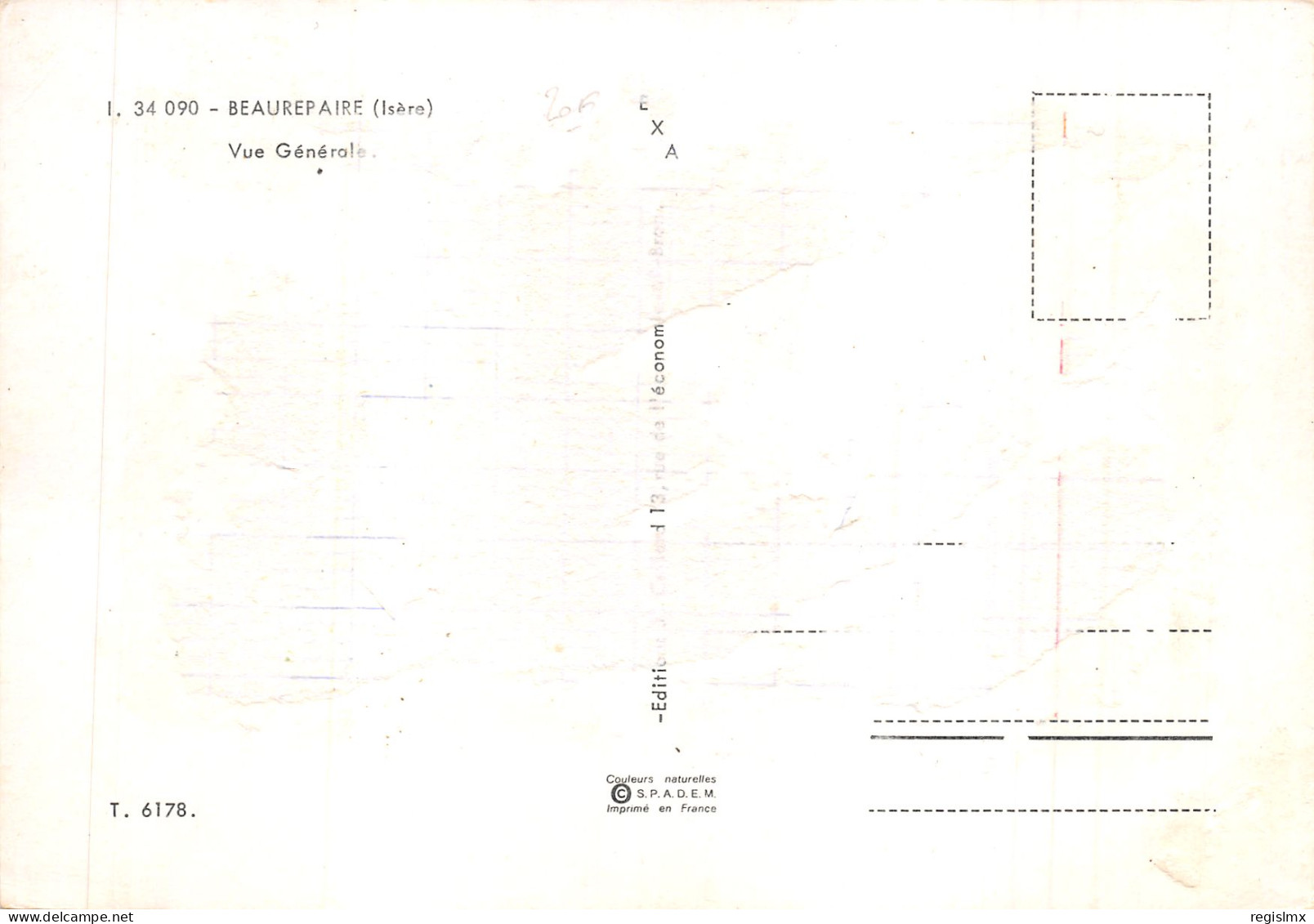 38-BEAUREPAIRE-N°T569-B/0033 - Beaurepaire