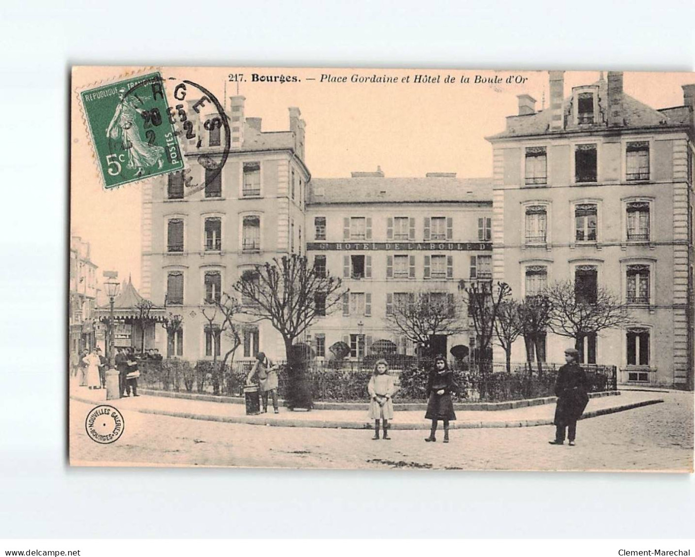 BOURGES : Place Gordaine Et Hôtel De La Boule D'Or - Très Bon état - Bourges