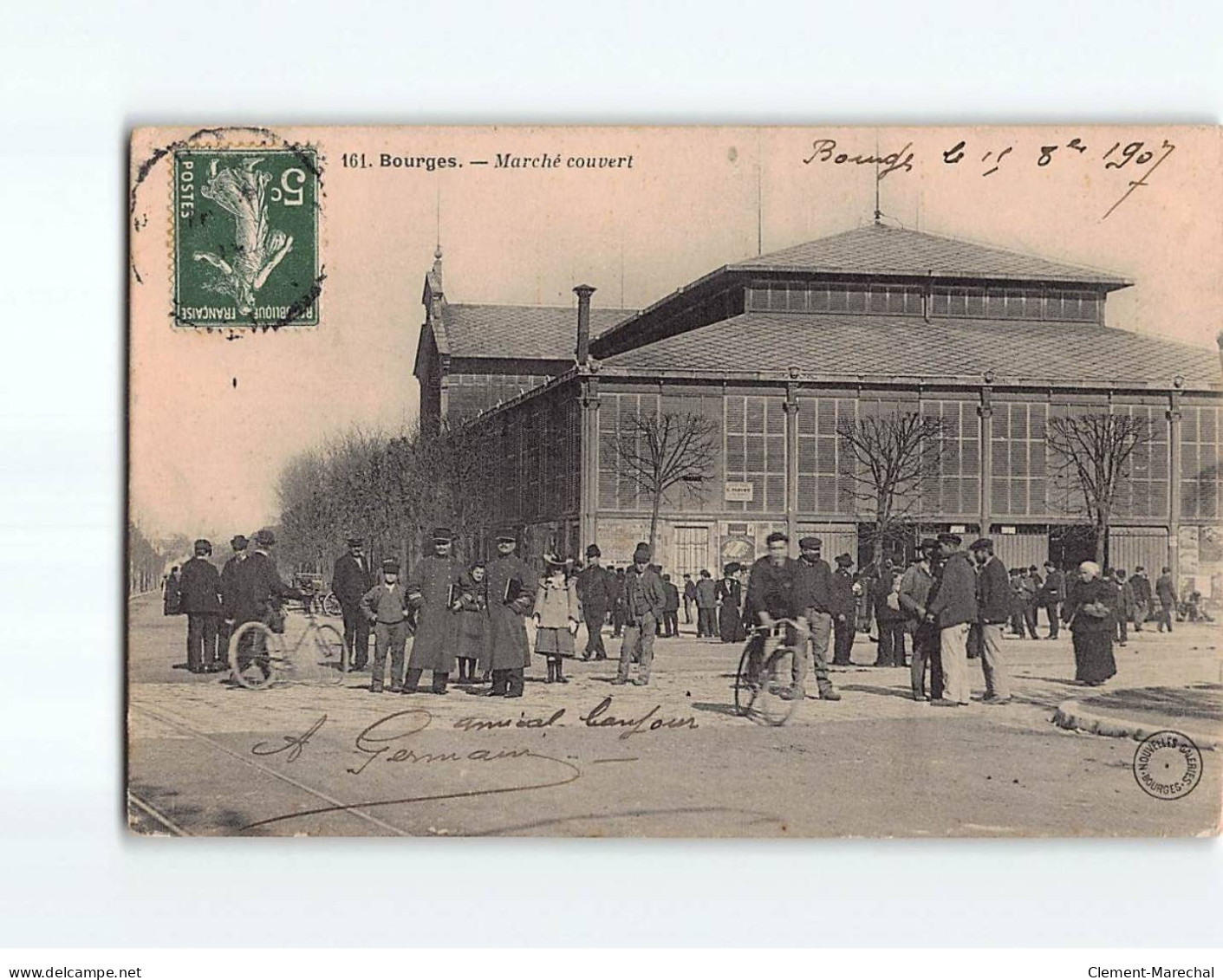 BOURGES : Marché Couvert - état - Bourges