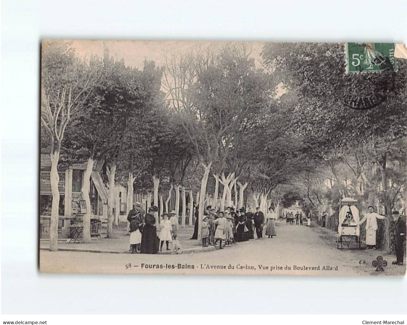 FOURAS : L'Avenue Du Casino, Vue Prise Du Boulevard Allard - état - Fouras-les-Bains