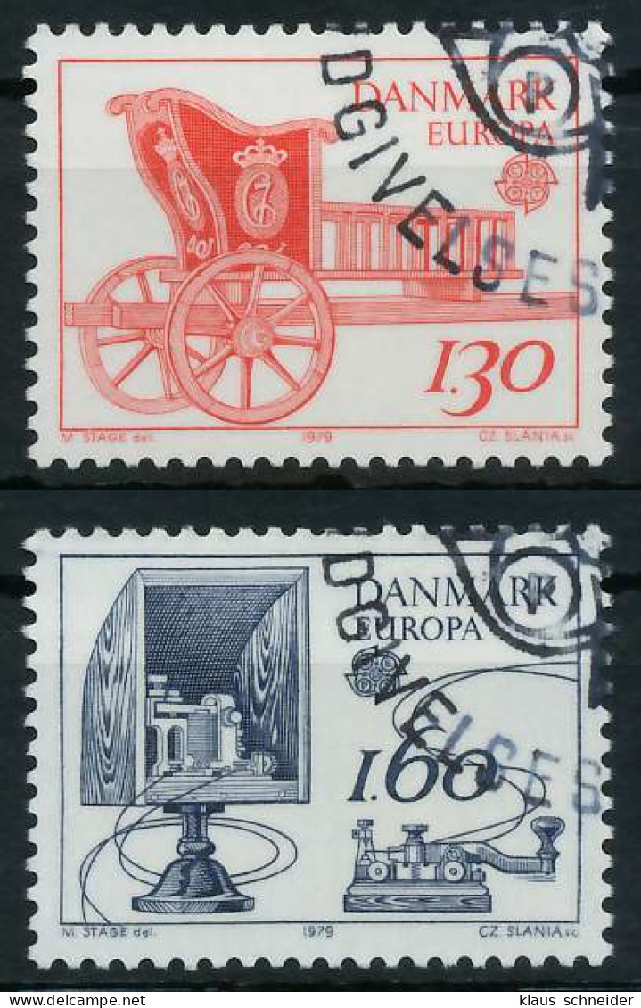 DÄNEMARK 1979 Nr 686-687 Gestempelt X58CFFE - Used Stamps