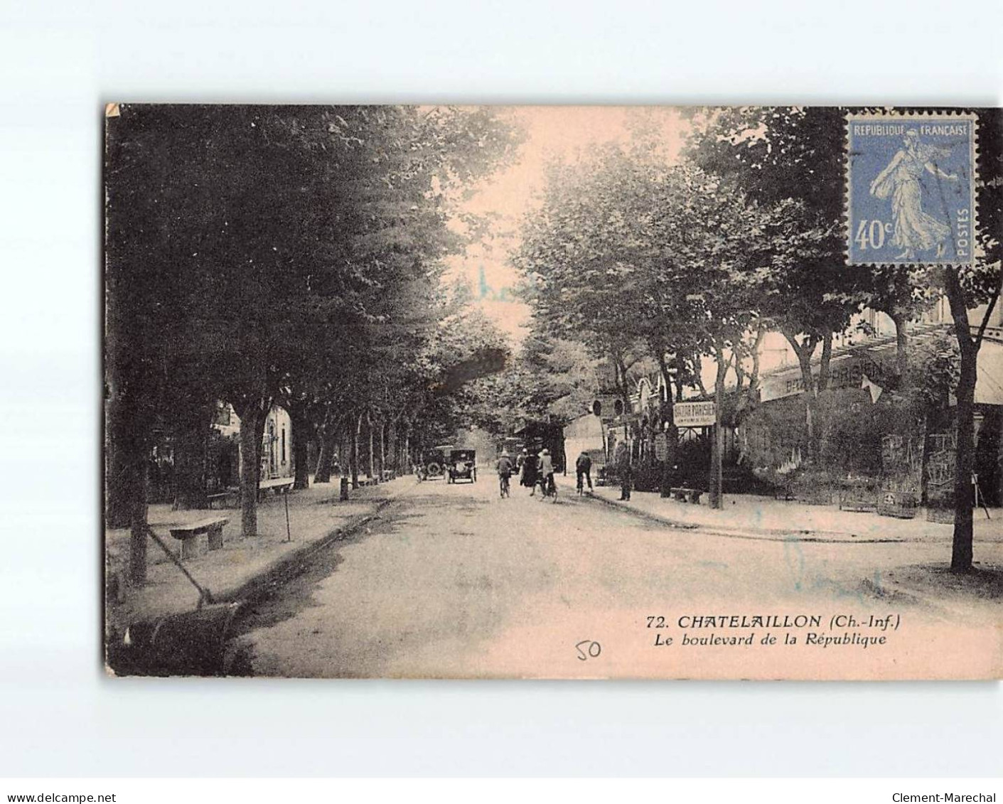 CHATELAILLON : Le Boulevard De La République - état - Châtelaillon-Plage