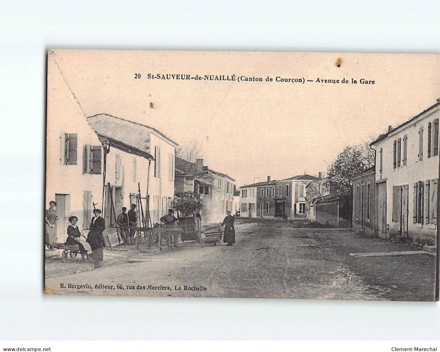 SAINT SAUVEUR DE NUAILLE : Avenue De La Gare - état - Sonstige & Ohne Zuordnung