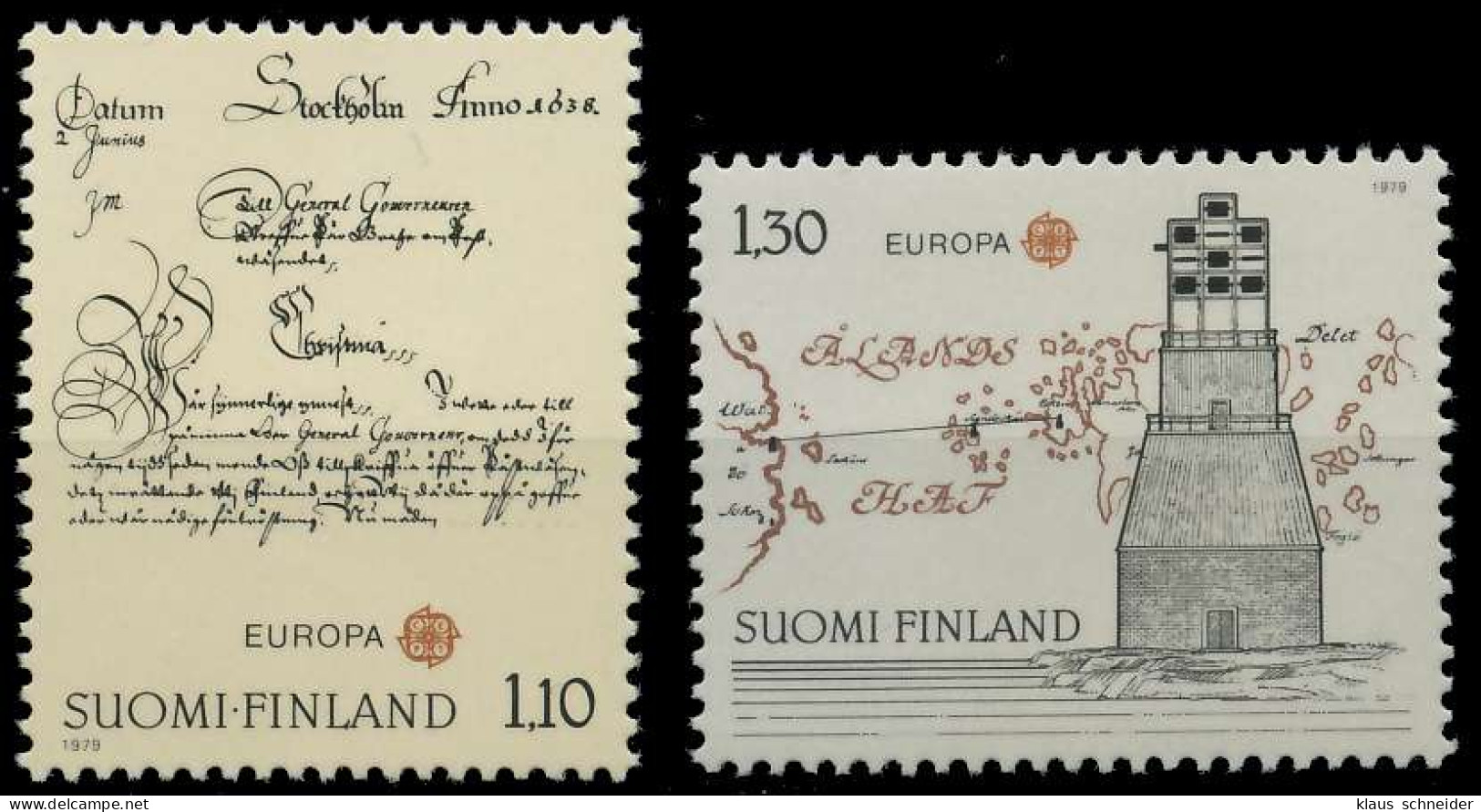 FINNLAND 1979 Nr 842-843 Postfrisch S1B2BA6 - Unused Stamps
