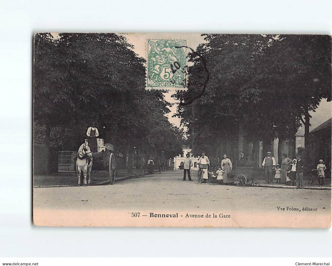 BONNEVAL : Avenue De La Gare - état - Bonneval