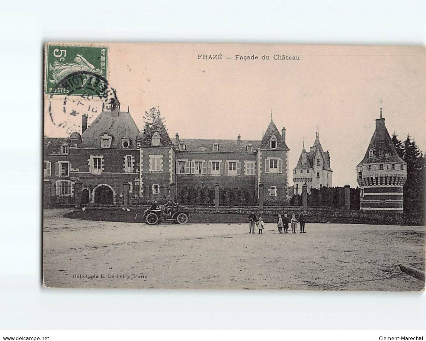 FRAZE : Façade Du Château - état - Other & Unclassified