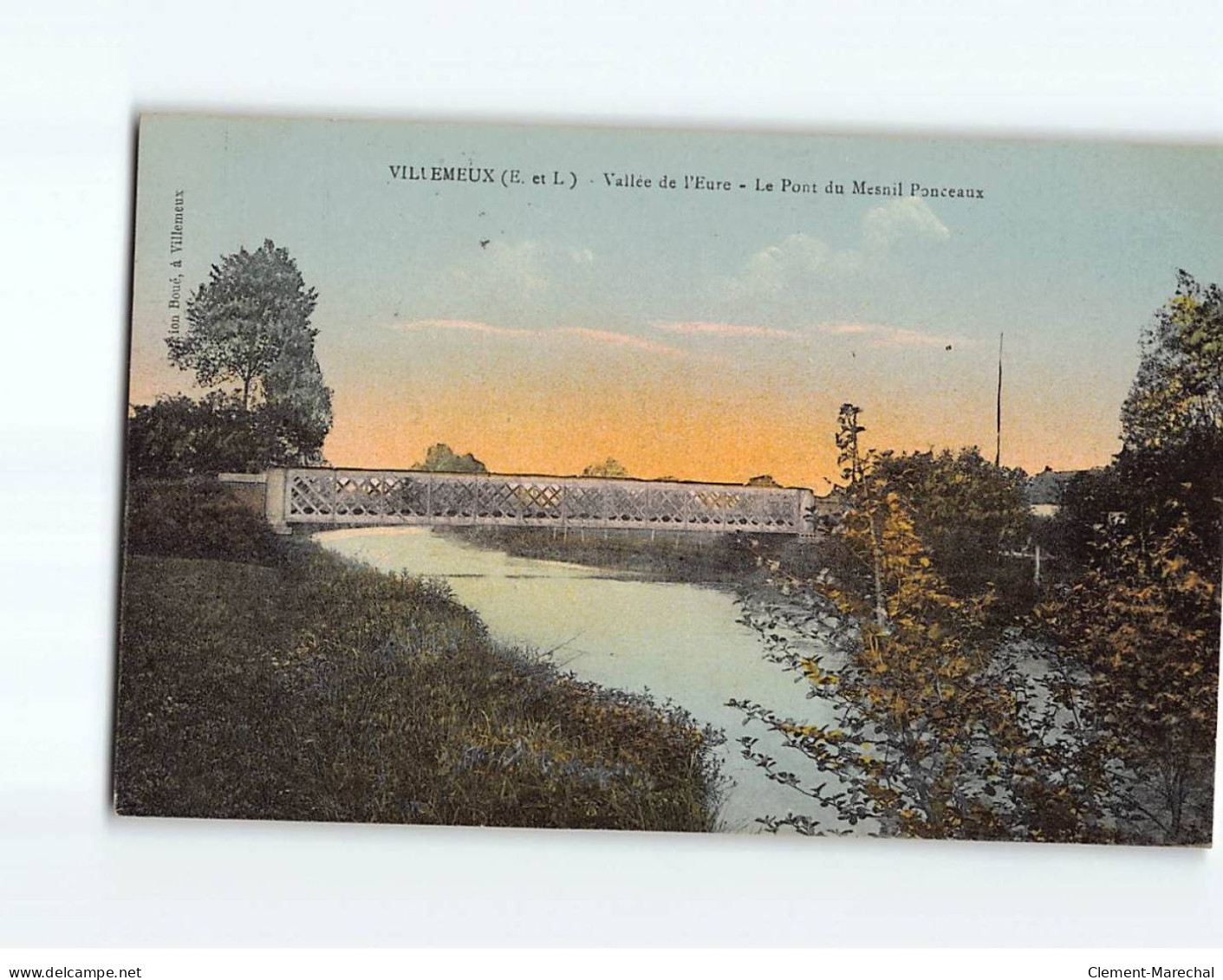 VILLEMEUX : Vallée De L'Eure, Le Pont Du Mesnil Ponceaux - état - Villemeux-sur-Eure