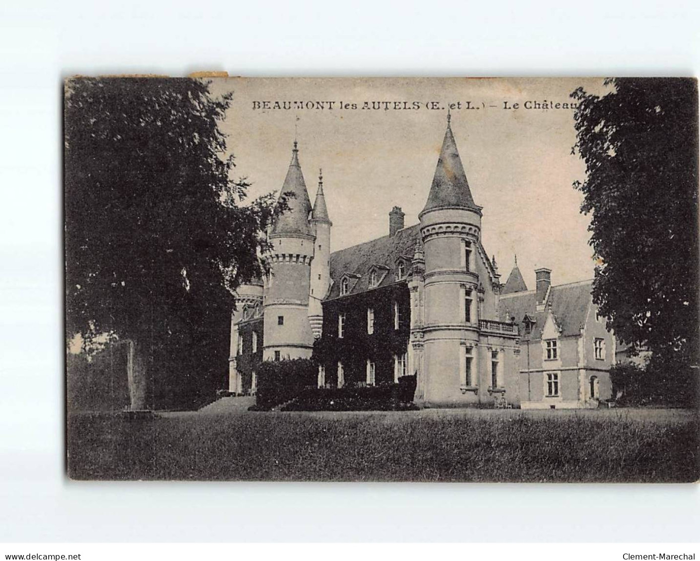 BEAUMONT LES AUTELS : Le Château - état - Sonstige & Ohne Zuordnung