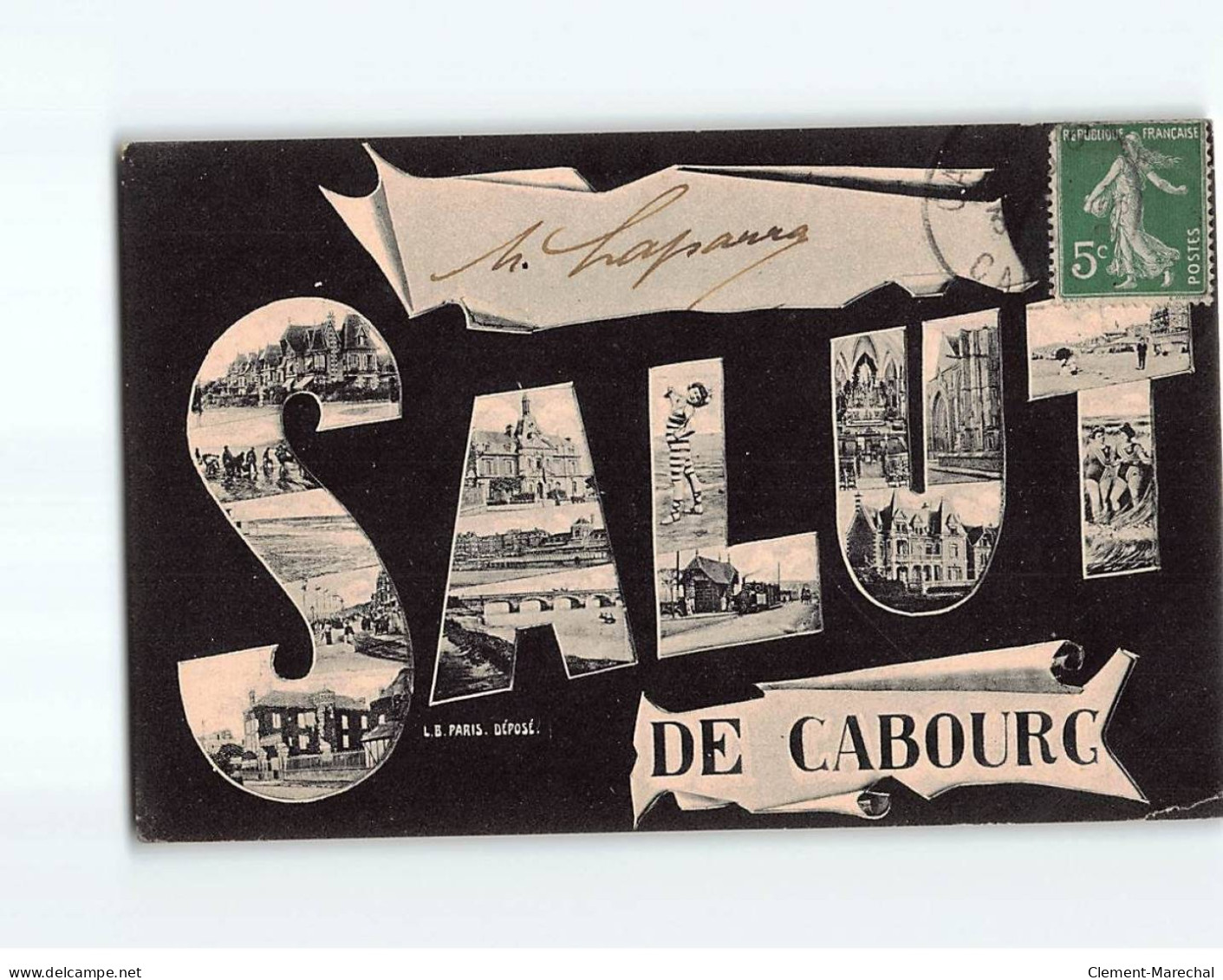 CABOURG : Carte Souvenir - état - Cabourg