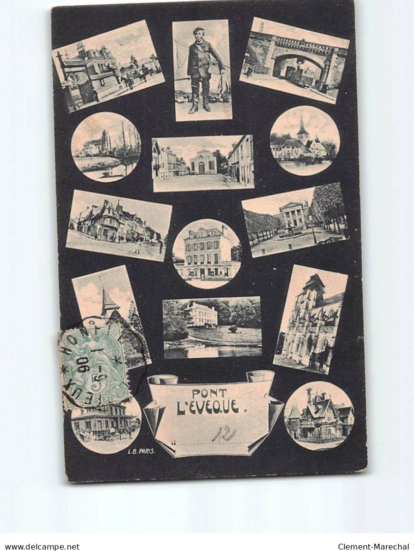 PONT L'EVEQUE : Carte Souvenir - Très Bon état - Pont-l'Evèque