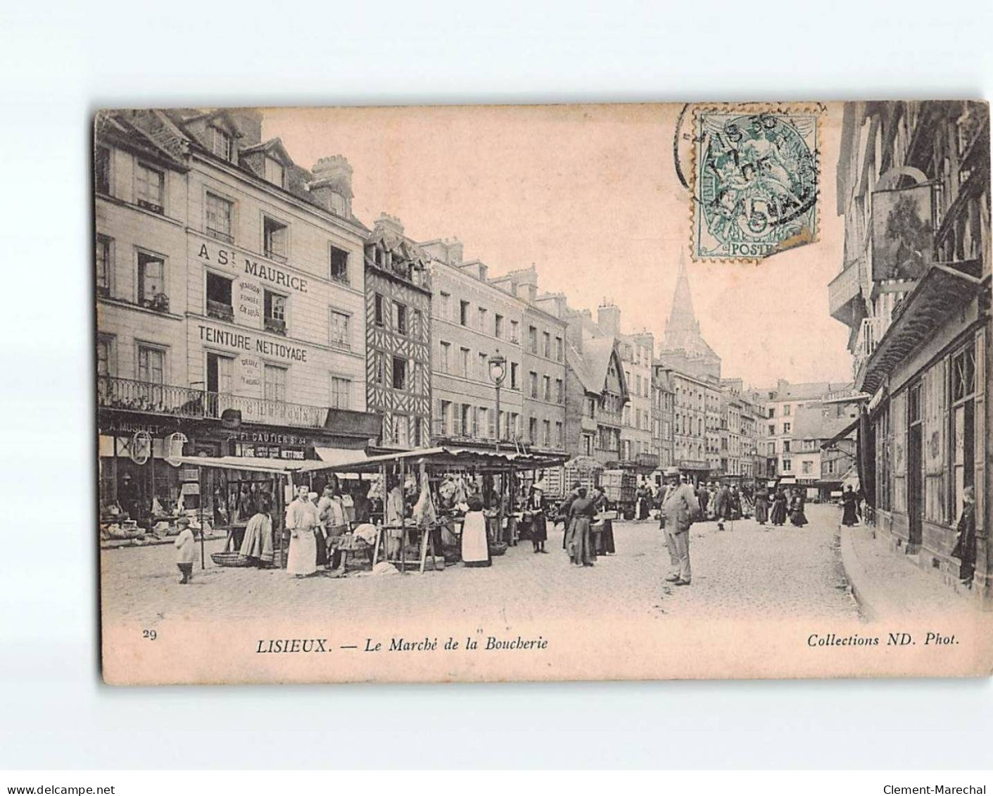 LISIEUX : Le Marché De La Boucherie - état - Lisieux