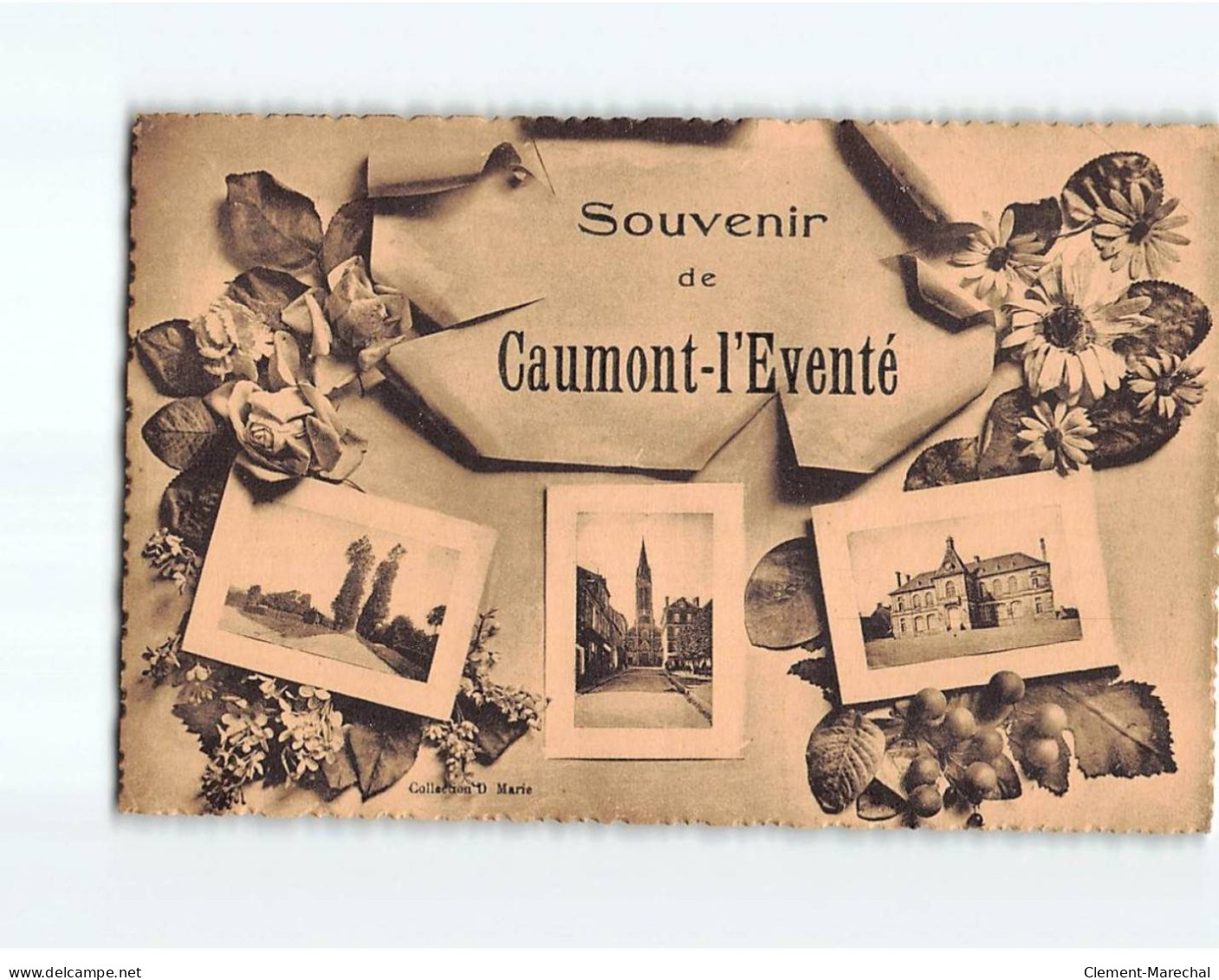 CAUMONT L'EVENTE : Carte Souvenir - Très Bon état - Autres & Non Classés