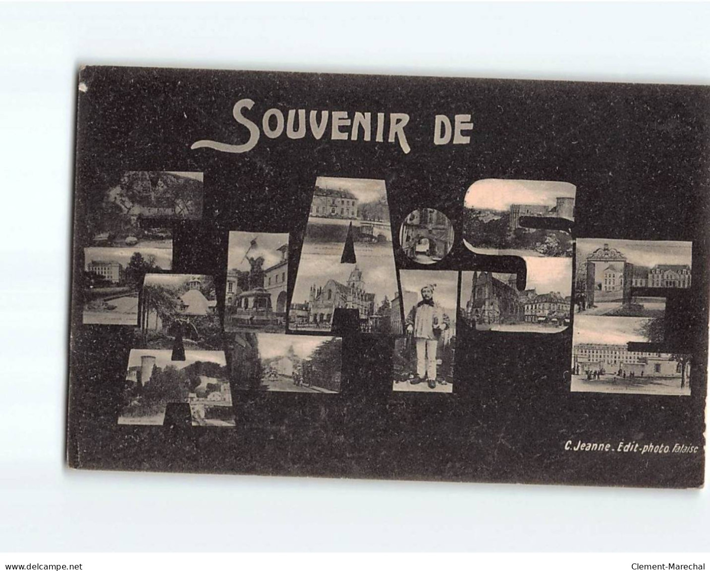 FALAISE : Carte Souvenir - état - Falaise