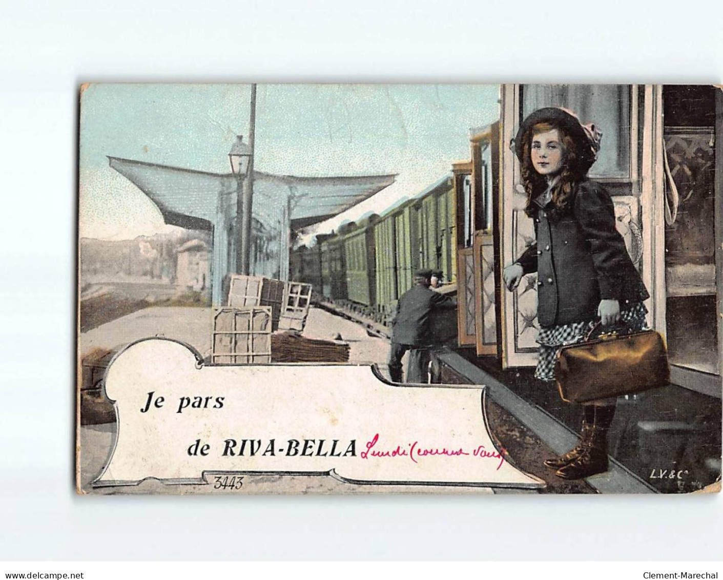 RIVA BELLA : Carte Souvenir - état - Riva Bella