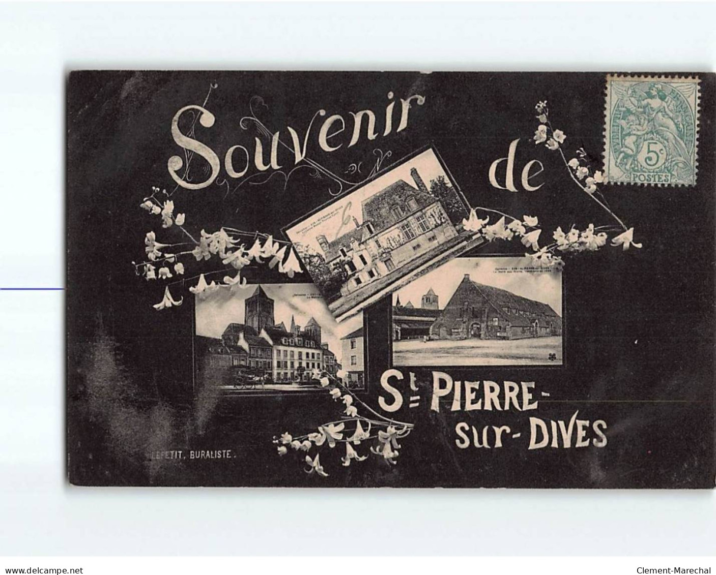 SAINT PIERRE SUR DIVES : Carte Souvenir - Très Bon état - Other & Unclassified