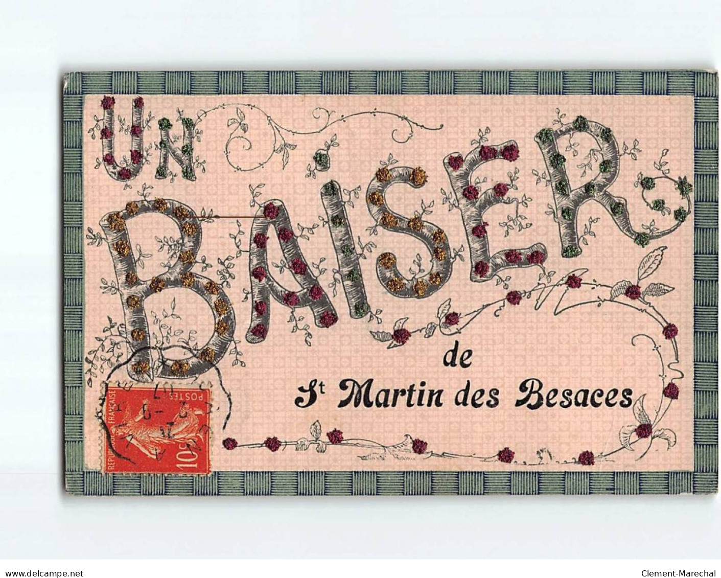 SAINT MARTIN DES BESACES : Carte Souvenir - état - Sonstige & Ohne Zuordnung