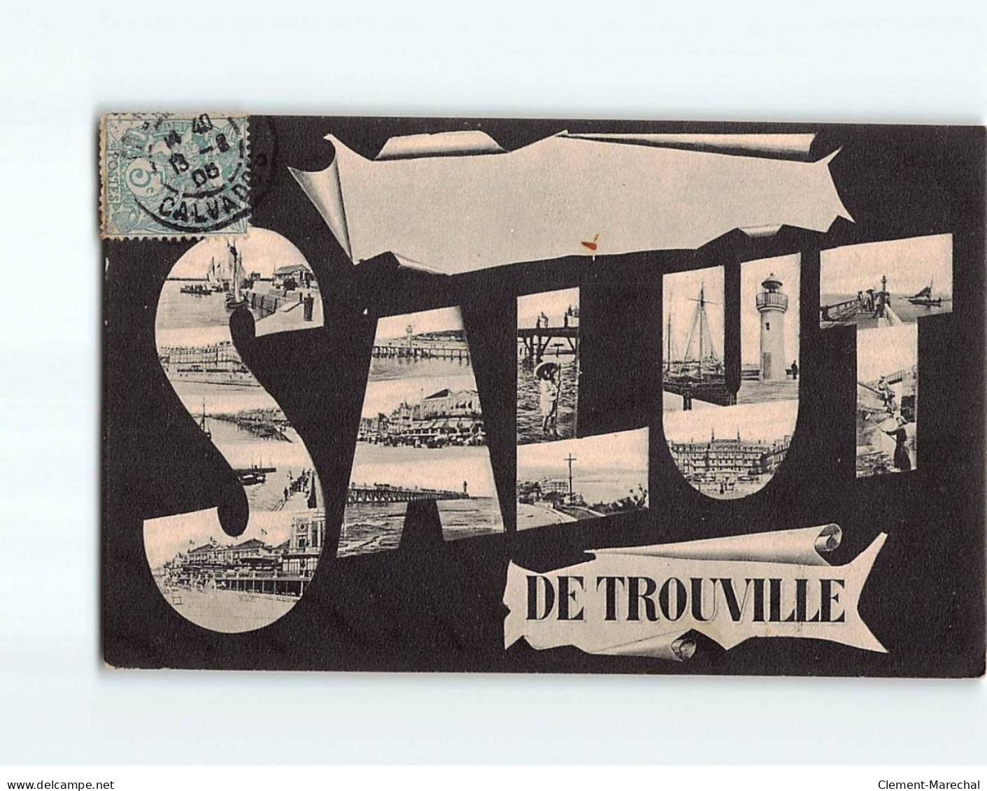 TROUVILLE : Carte Souvenir - Très Bon état - Trouville