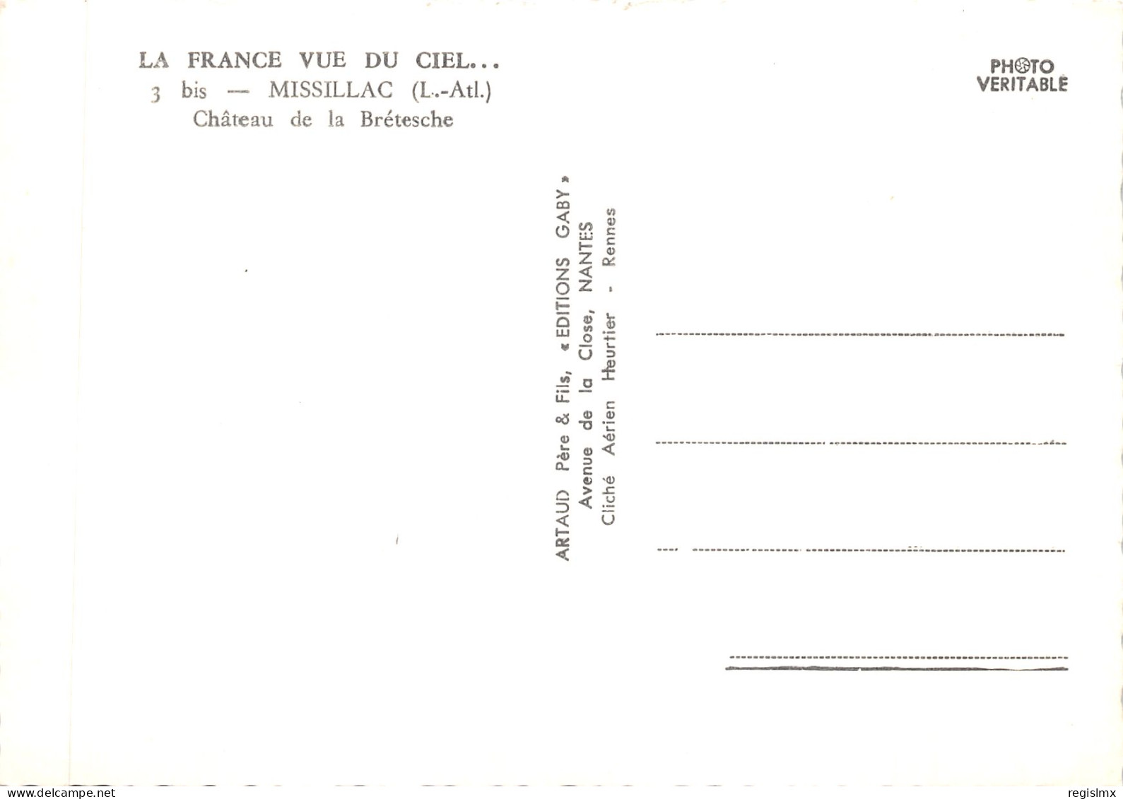 44-MISSILLAC-CHÂTEAU DE LA BRETESCHE-N°T570-C/0001 - Autres & Non Classés