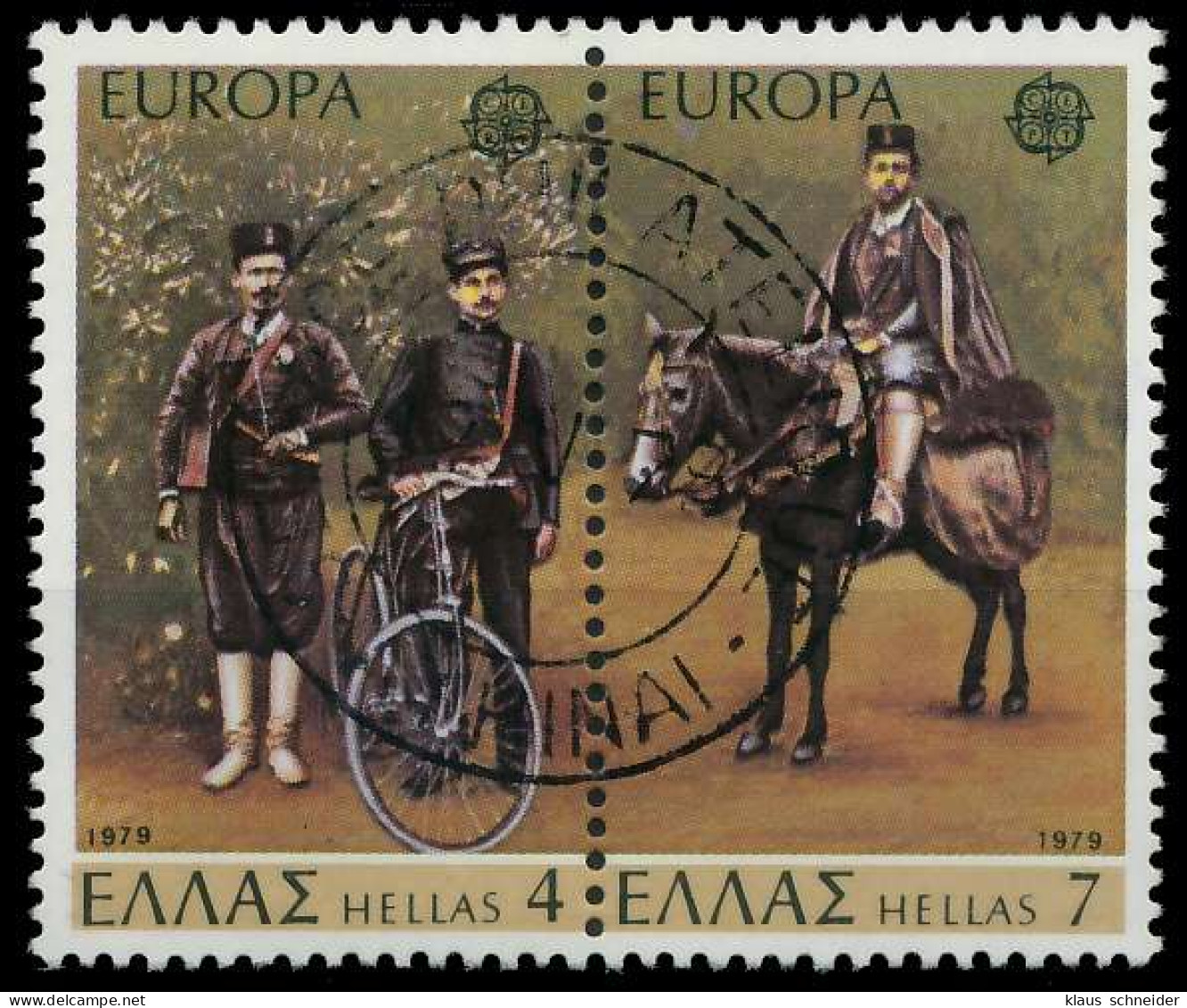 GRIECHENLAND 1979 Nr 1352 Und 1353 Zentrisch Gestempelt WAAGR PA X58D0F6 - Usados