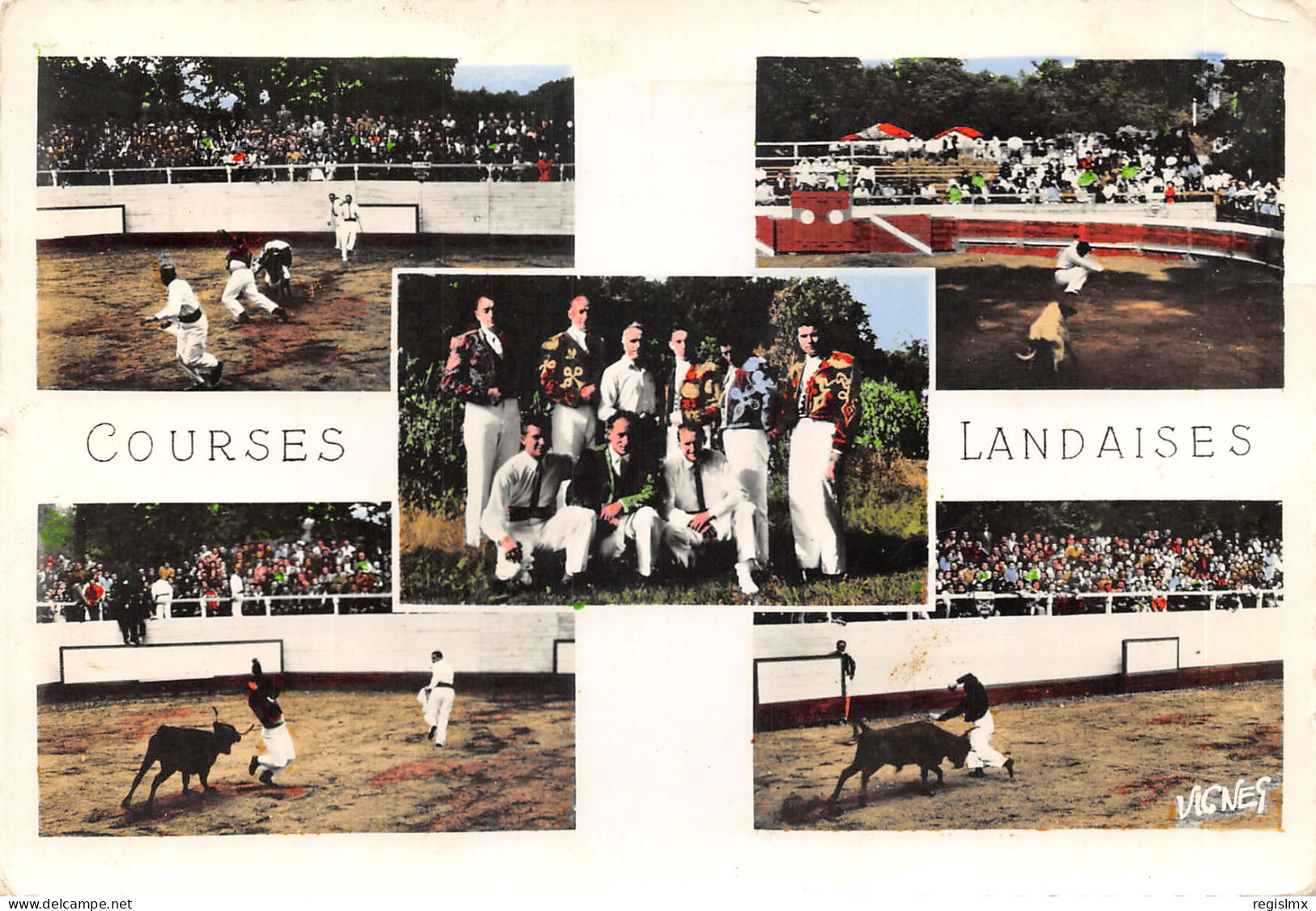 40-SCENE DES LANDES-COURSES LANDAISES-N°T570-B/0051 - Andere & Zonder Classificatie